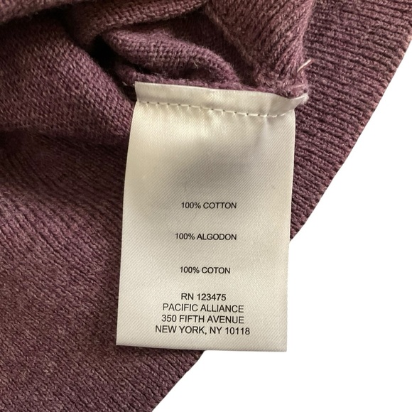 Jones New York Purple Cowl Neck Sweater - Picture 4 of 6